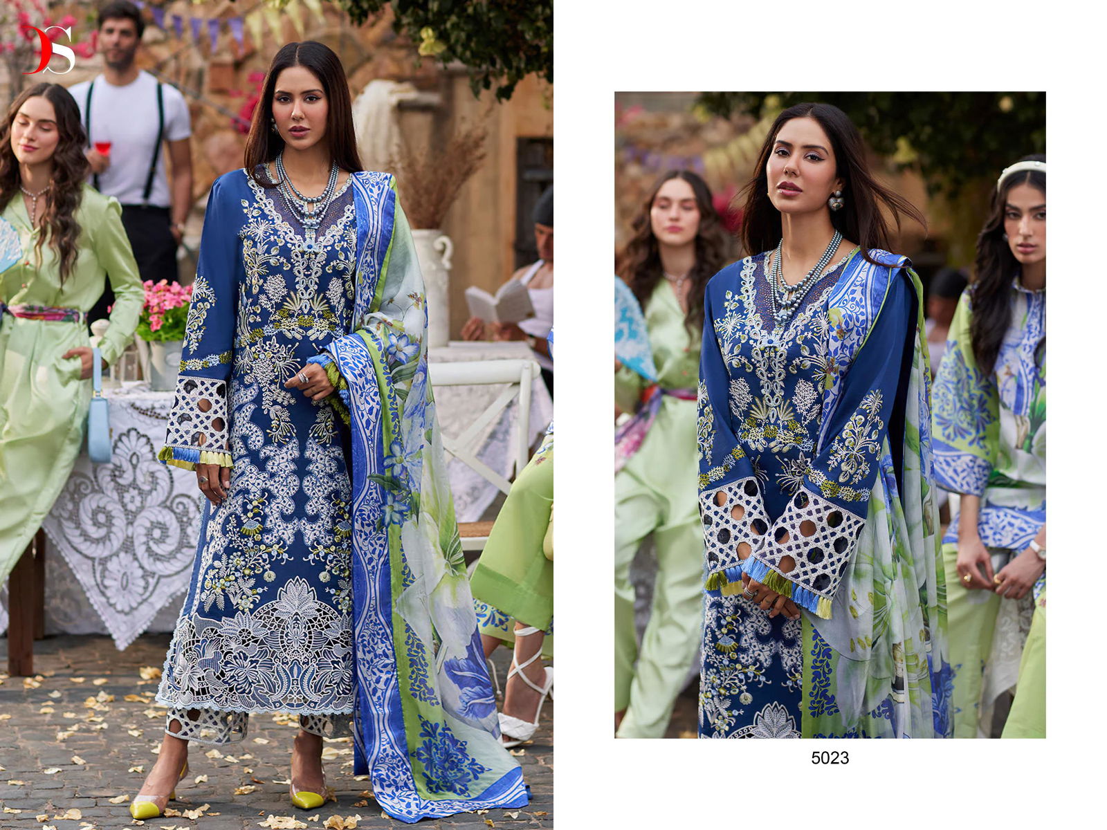 Mush Q By Deepsy Heavy Embroidery Cotton Pakistani Suit Wholesale Clothing Suppliers In India
